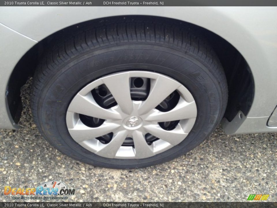 2010 Toyota Corolla LE Classic Silver Metallic / Ash Photo #8