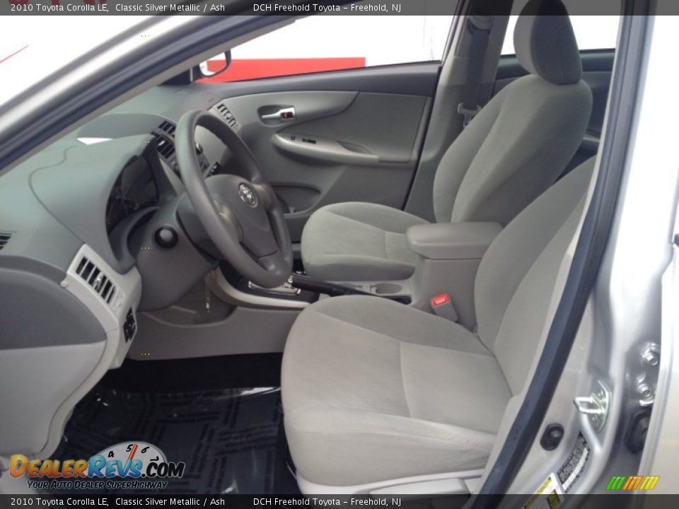 2010 Toyota Corolla LE Classic Silver Metallic / Ash Photo #14