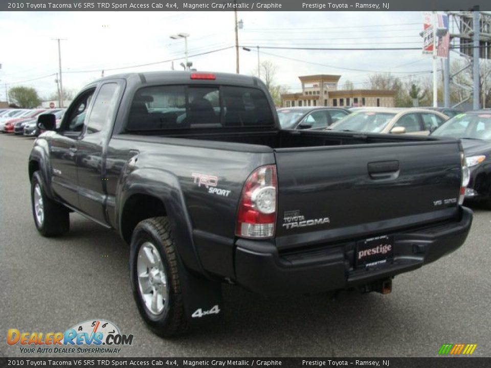 2010 Toyota Tacoma V6 SR5 TRD Sport Access Cab 4x4 Magnetic Gray Metallic / Graphite Photo #4