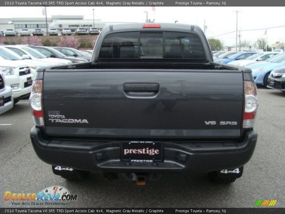 2010 Toyota Tacoma V6 SR5 TRD Sport Access Cab 4x4 Magnetic Gray Metallic / Graphite Photo #5