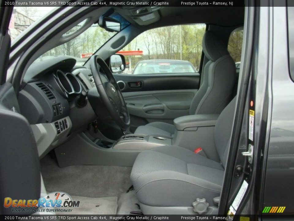 2010 Toyota Tacoma V6 SR5 TRD Sport Access Cab 4x4 Magnetic Gray Metallic / Graphite Photo #7
