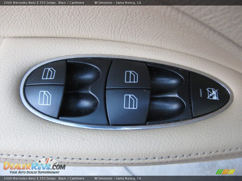 2009 Mercedes-Benz E 350 Sedan Black / Cashmere Photo #8