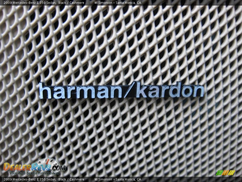 2009 Mercedes-Benz E 350 Sedan Black / Cashmere Photo #9