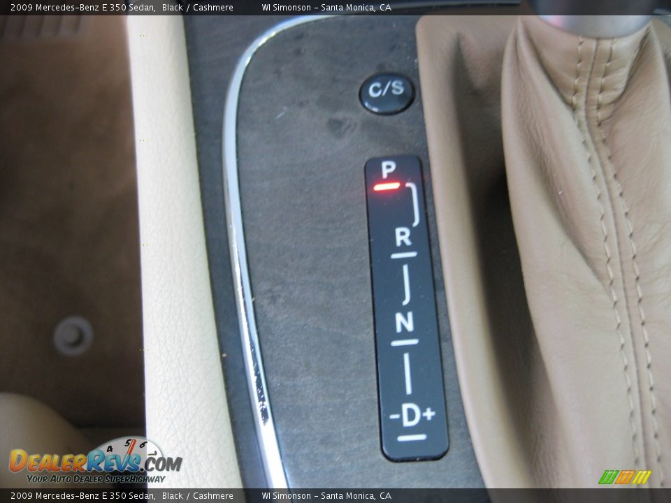 2009 Mercedes-Benz E 350 Sedan Black / Cashmere Photo #12
