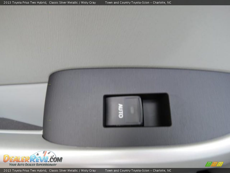 2013 Toyota Prius Two Hybrid Classic Silver Metallic / Misty Gray Photo #7