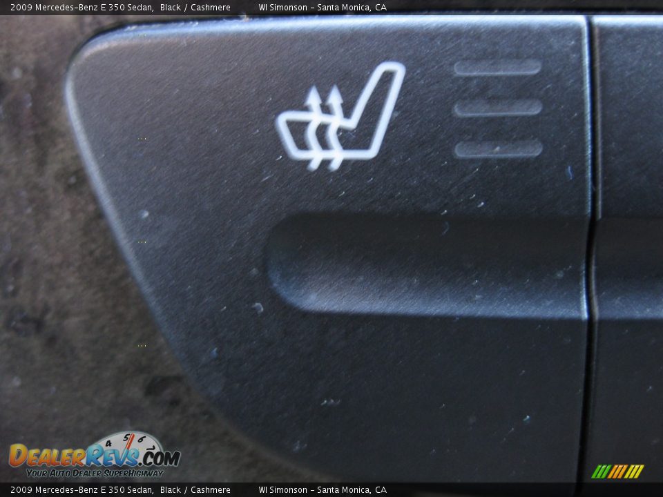 2009 Mercedes-Benz E 350 Sedan Black / Cashmere Photo #14