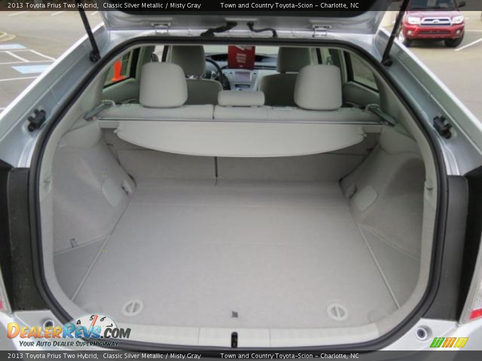 2013 Toyota Prius Two Hybrid Classic Silver Metallic / Misty Gray Photo #16