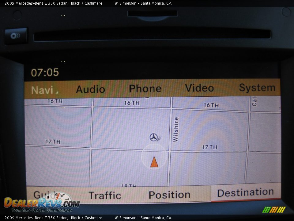 2009 Mercedes-Benz E 350 Sedan Black / Cashmere Photo #16