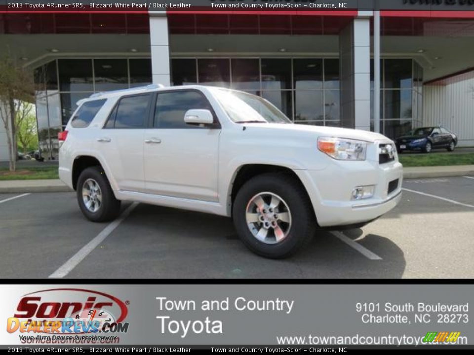 2013 Toyota 4Runner SR5 Blizzard White Pearl / Black Leather Photo #1