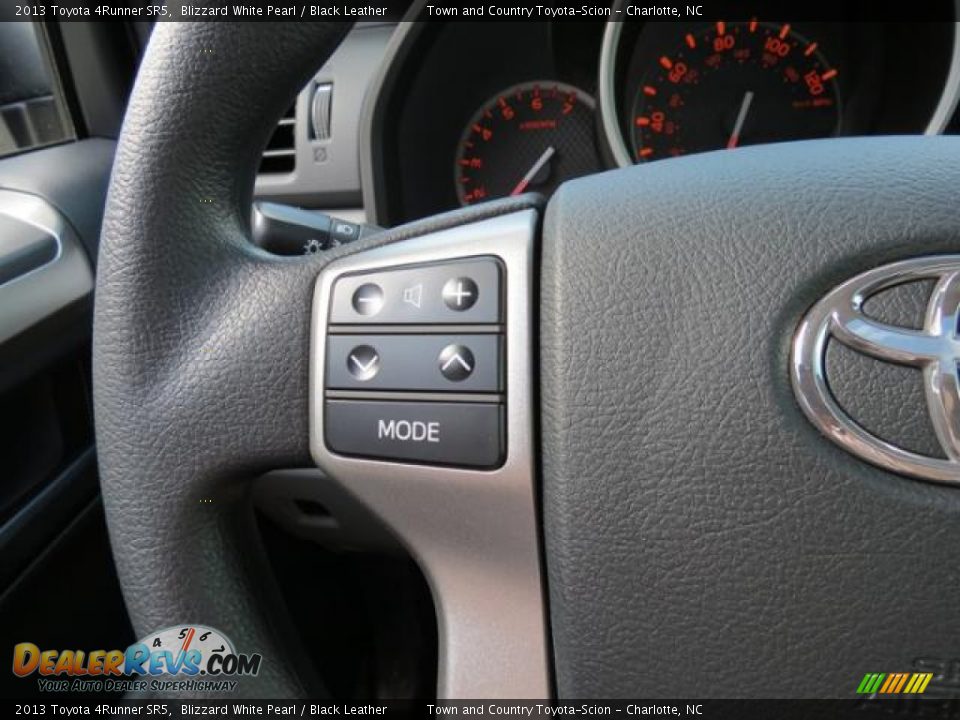 2013 Toyota 4Runner SR5 Blizzard White Pearl / Black Leather Photo #15