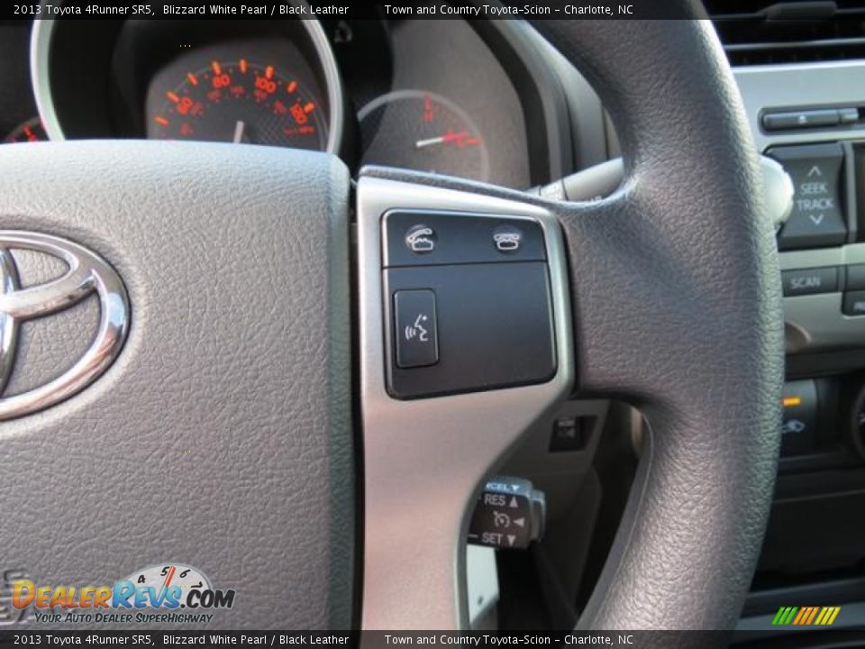 2013 Toyota 4Runner SR5 Blizzard White Pearl / Black Leather Photo #16