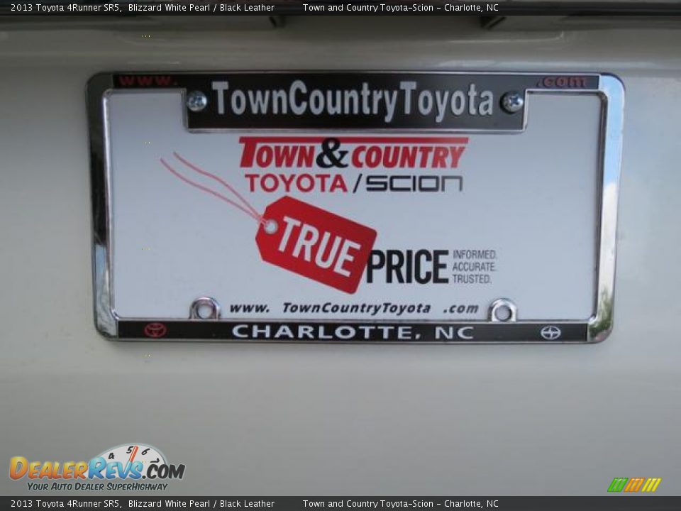 2013 Toyota 4Runner SR5 Blizzard White Pearl / Black Leather Photo #22