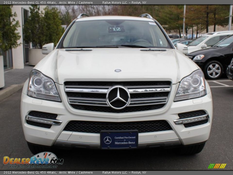 2012 Mercedes-Benz GL 450 4Matic Arctic White / Cashmere Photo #2