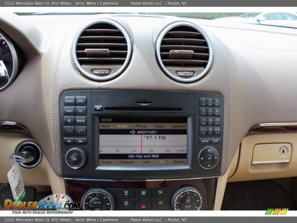2012 Mercedes-Benz GL 450 4Matic Arctic White / Cashmere Photo #12