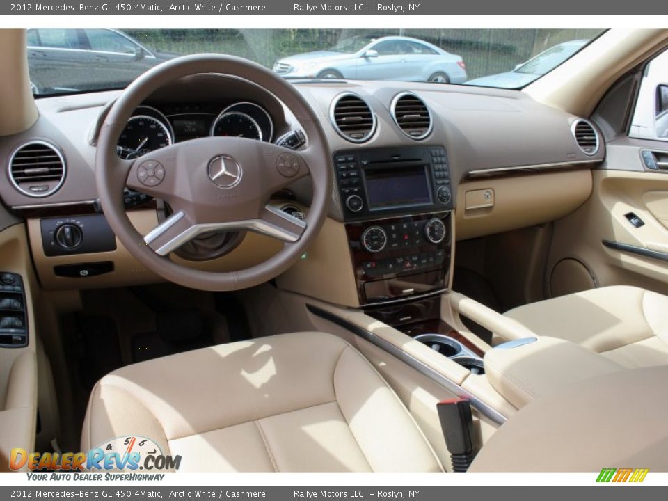 2012 Mercedes-Benz GL 450 4Matic Arctic White / Cashmere Photo #17