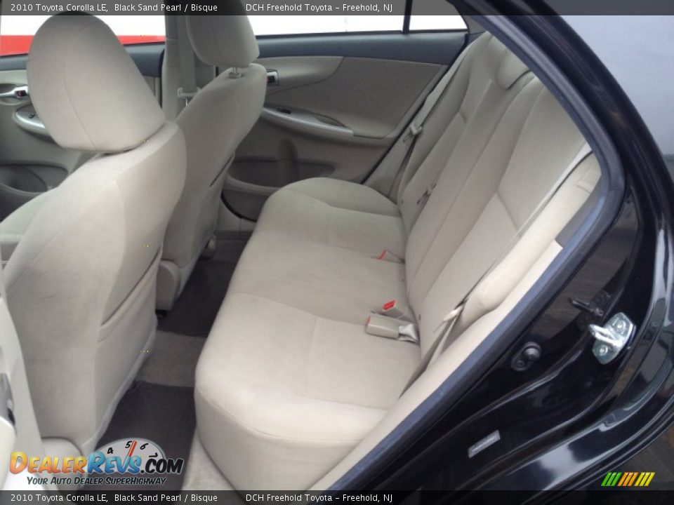 2010 Toyota Corolla LE Black Sand Pearl / Bisque Photo #10