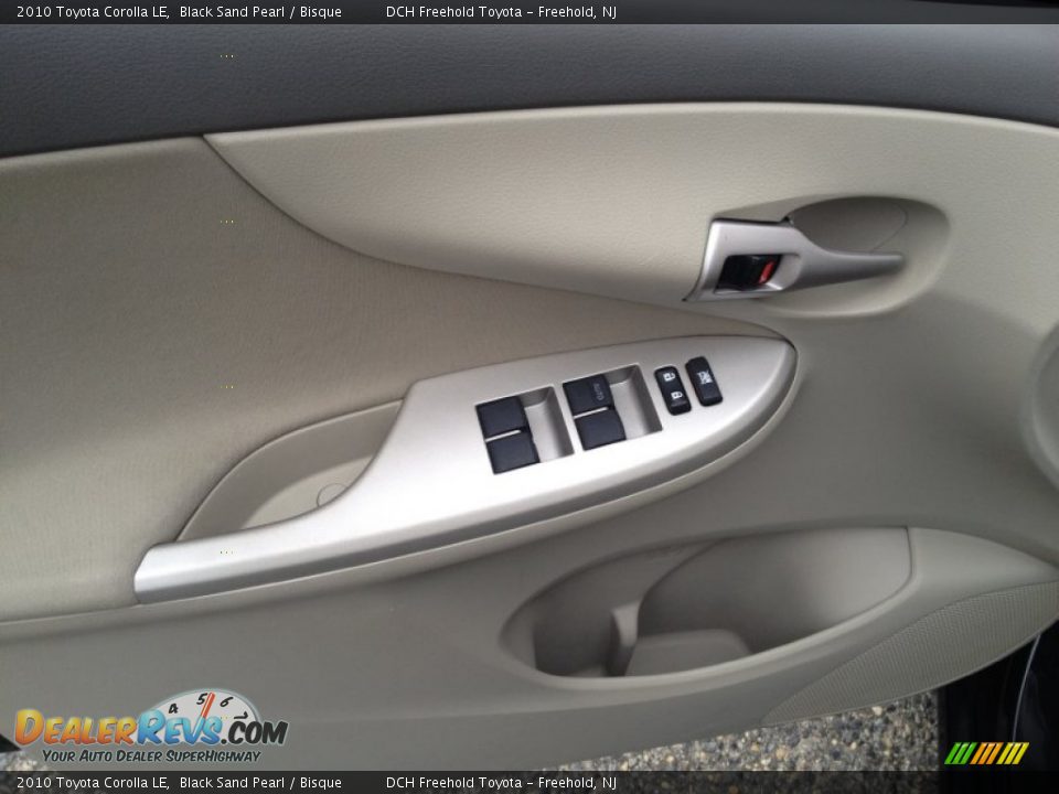 2010 Toyota Corolla LE Black Sand Pearl / Bisque Photo #12