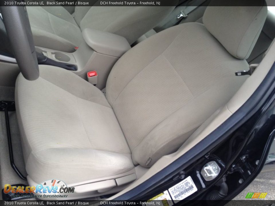 2010 Toyota Corolla LE Black Sand Pearl / Bisque Photo #15