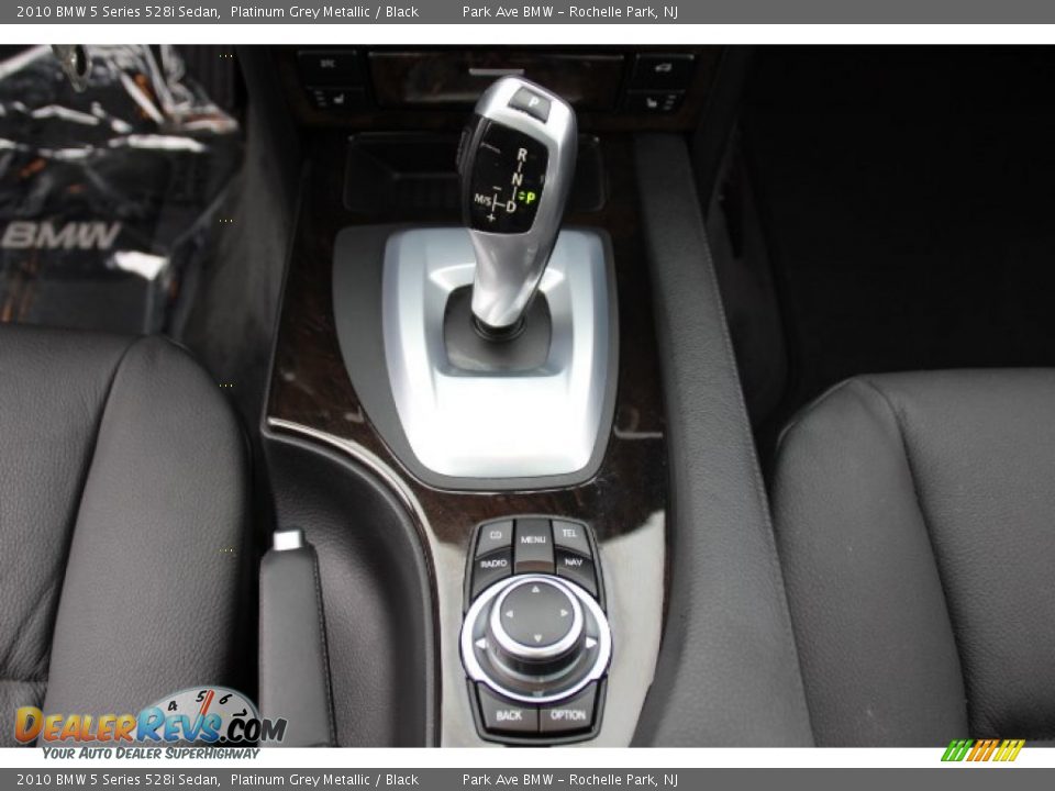 2010 BMW 5 Series 528i Sedan Platinum Grey Metallic / Black Photo #15
