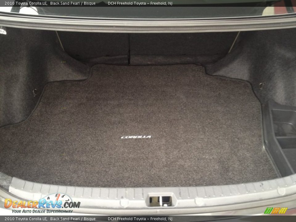 2010 Toyota Corolla LE Black Sand Pearl / Bisque Photo #20