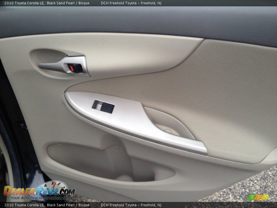 2010 Toyota Corolla LE Black Sand Pearl / Bisque Photo #22