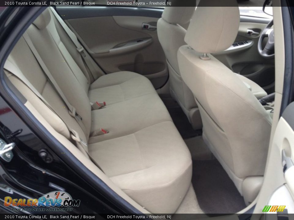2010 Toyota Corolla LE Black Sand Pearl / Bisque Photo #23