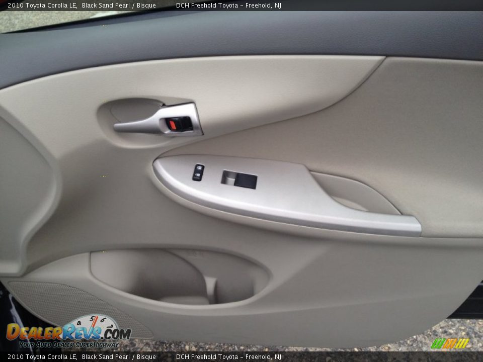 2010 Toyota Corolla LE Black Sand Pearl / Bisque Photo #25