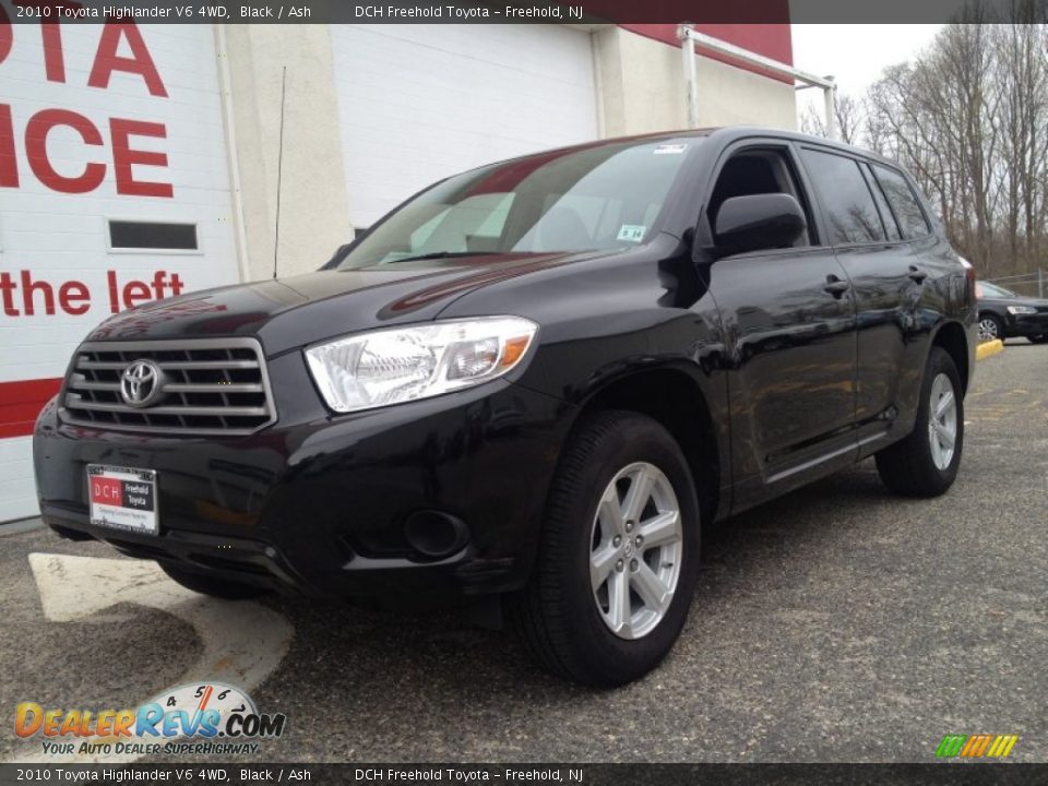 2010 Toyota Highlander V6 4WD Black / Ash Photo #1