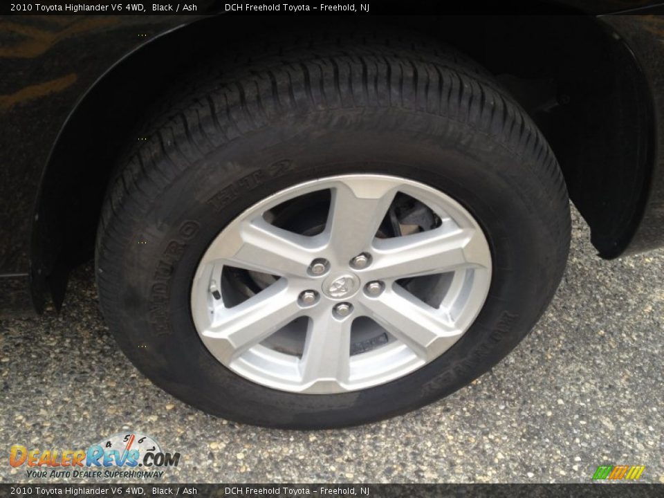 2010 Toyota Highlander V6 4WD Black / Ash Photo #7