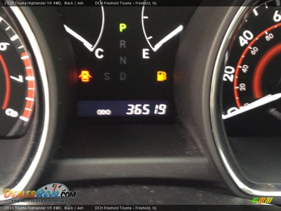 2010 Toyota Highlander V6 4WD Black / Ash Photo #18
