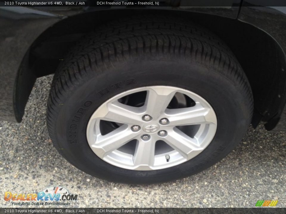 2010 Toyota Highlander V6 4WD Black / Ash Photo #20
