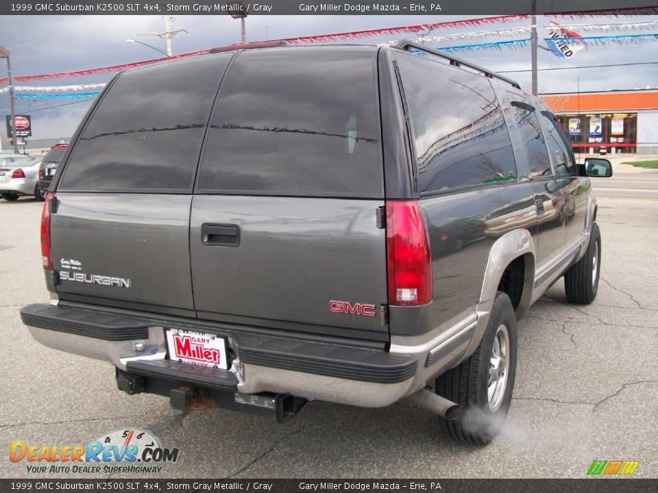 1999 GMC Suburban K2500 SLT 4x4 Storm Gray Metallic / Gray Photo #6