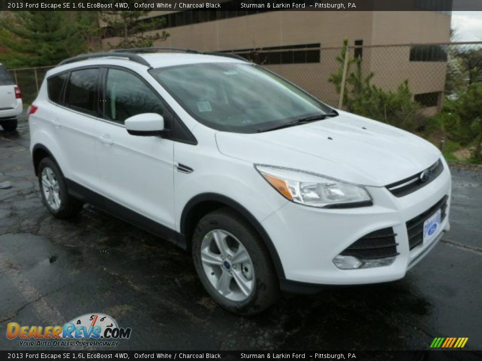 2013 Ford Escape SE 1.6L EcoBoost 4WD Oxford White / Charcoal Black Photo #1