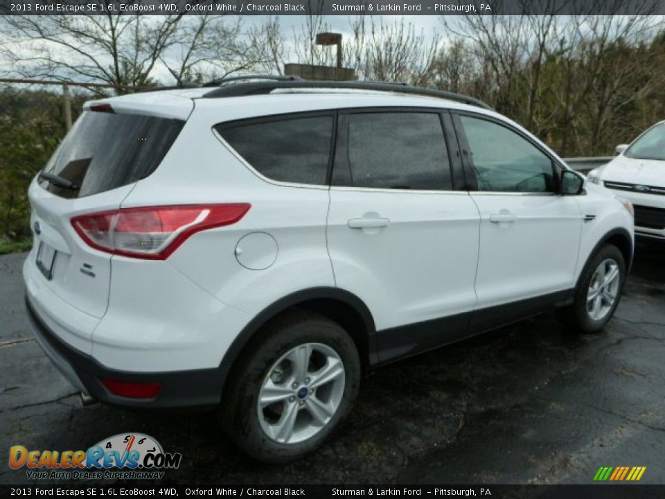 2013 Ford Escape SE 1.6L EcoBoost 4WD Oxford White / Charcoal Black Photo #2