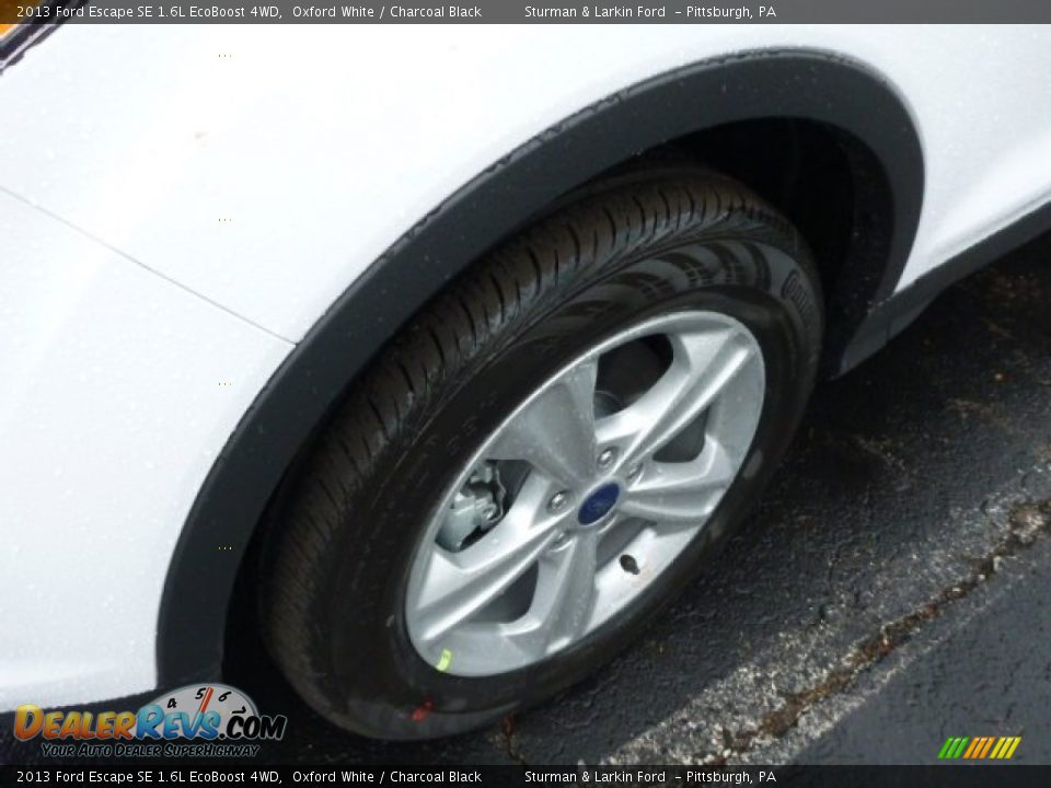 2013 Ford Escape SE 1.6L EcoBoost 4WD Oxford White / Charcoal Black Photo #7