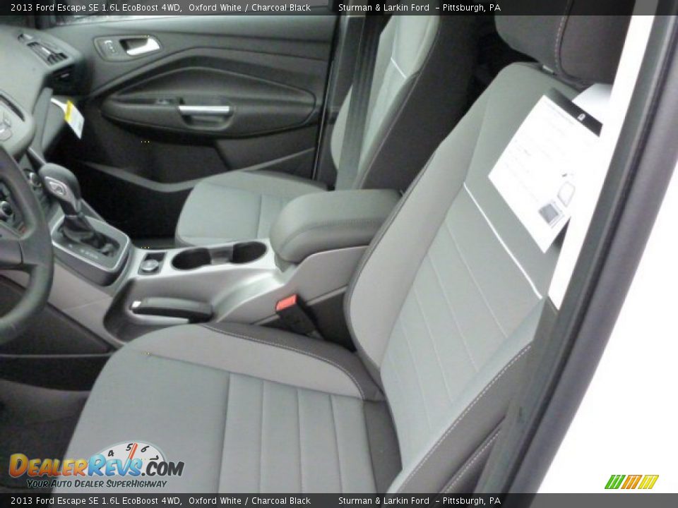 2013 Ford Escape SE 1.6L EcoBoost 4WD Oxford White / Charcoal Black Photo #8