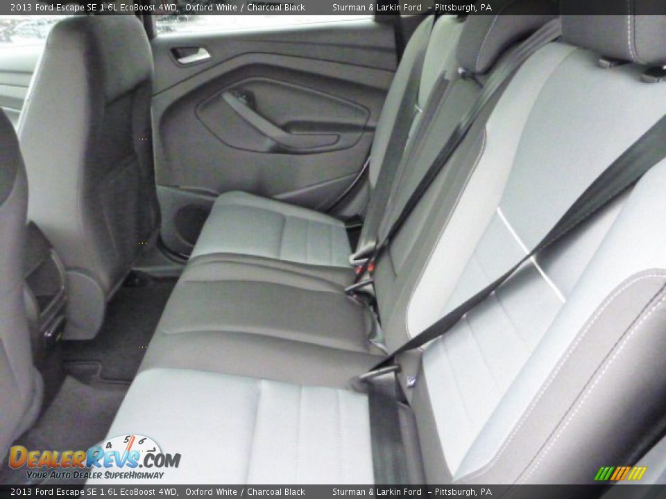 2013 Ford Escape SE 1.6L EcoBoost 4WD Oxford White / Charcoal Black Photo #9