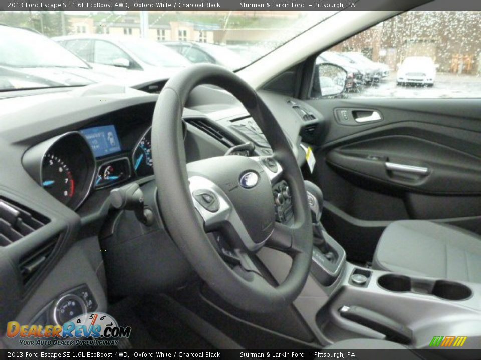 2013 Ford Escape SE 1.6L EcoBoost 4WD Oxford White / Charcoal Black Photo #12