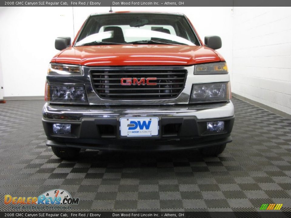 2008 GMC Canyon SLE Regular Cab Fire Red / Ebony Photo #2