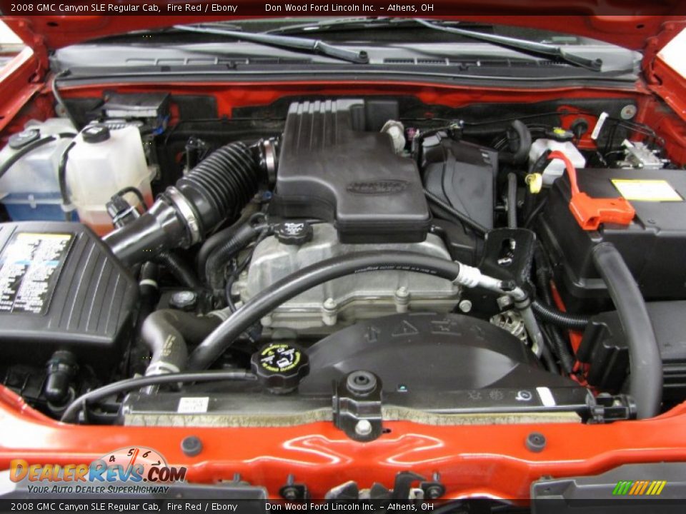 2008 GMC Canyon SLE Regular Cab 2.9 Liter DOHC 16-Valve VVT Vortec 4 Cylinder Engine Photo #4