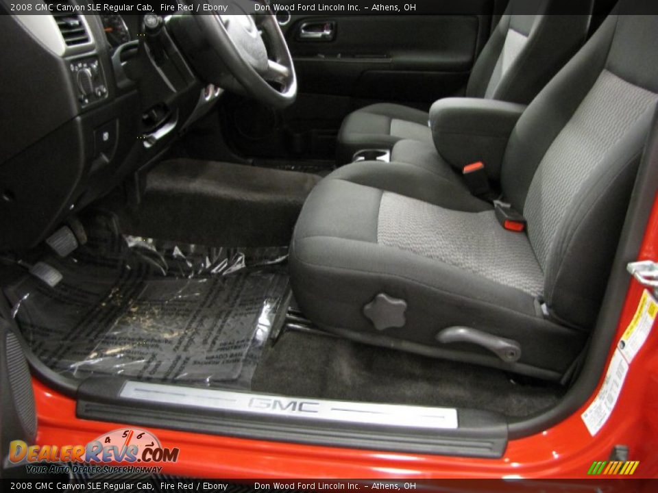 2008 GMC Canyon SLE Regular Cab Fire Red / Ebony Photo #5