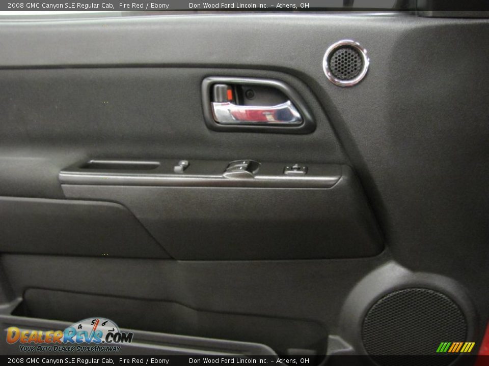 2008 GMC Canyon SLE Regular Cab Fire Red / Ebony Photo #7