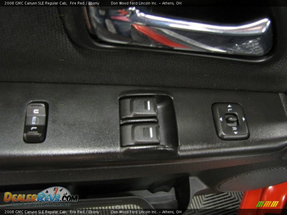 2008 GMC Canyon SLE Regular Cab Fire Red / Ebony Photo #8