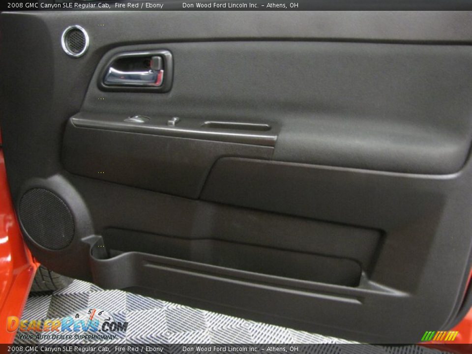 2008 GMC Canyon SLE Regular Cab Fire Red / Ebony Photo #9