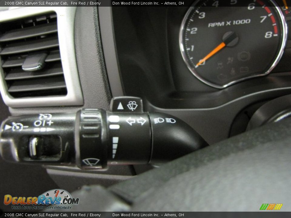 2008 GMC Canyon SLE Regular Cab Fire Red / Ebony Photo #11