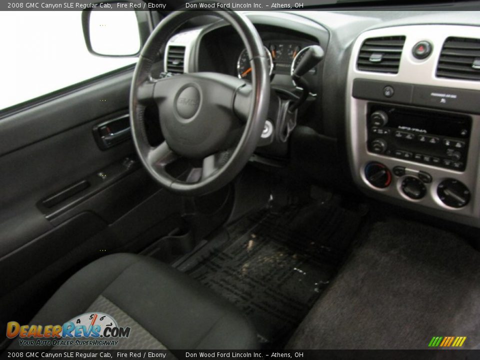 2008 GMC Canyon SLE Regular Cab Fire Red / Ebony Photo #14
