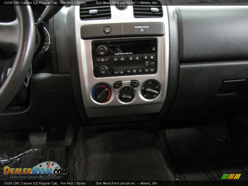 2008 GMC Canyon SLE Regular Cab Fire Red / Ebony Photo #15