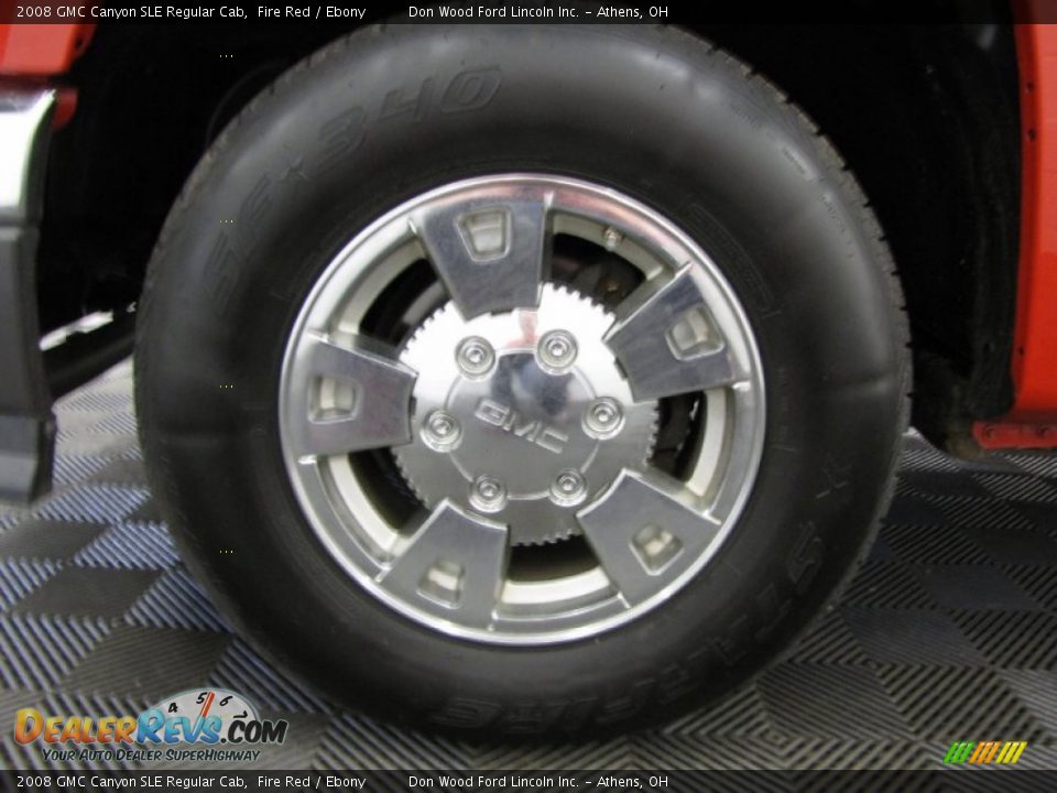 2008 GMC Canyon SLE Regular Cab Fire Red / Ebony Photo #17