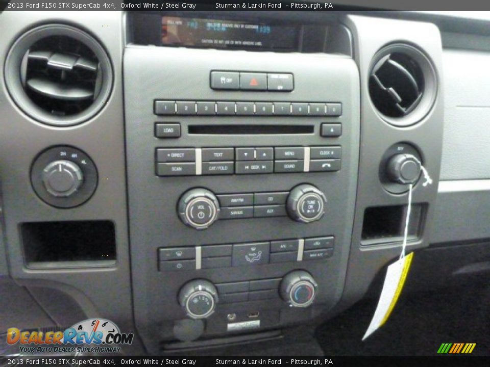 2013 Ford F150 STX SuperCab 4x4 Oxford White / Steel Gray Photo #14
