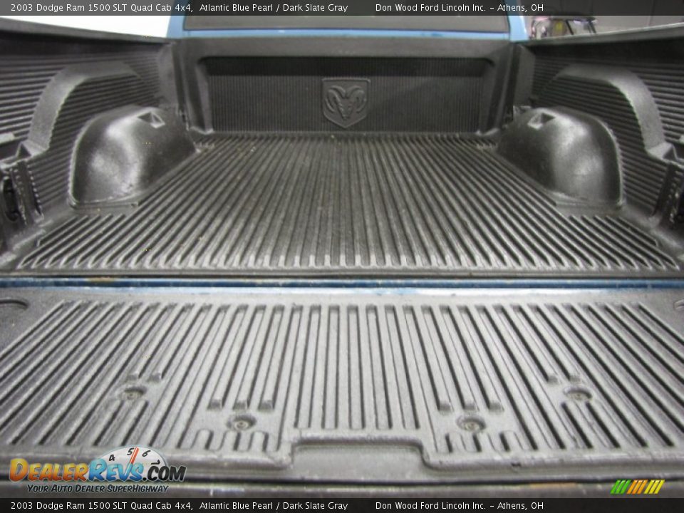 2003 Dodge Ram 1500 SLT Quad Cab 4x4 Atlantic Blue Pearl / Dark Slate Gray Photo #4